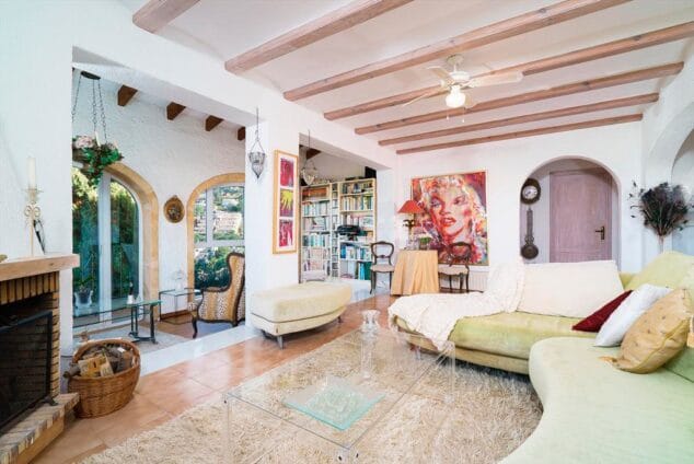 sala de estar villa louisa aguila rent a villas