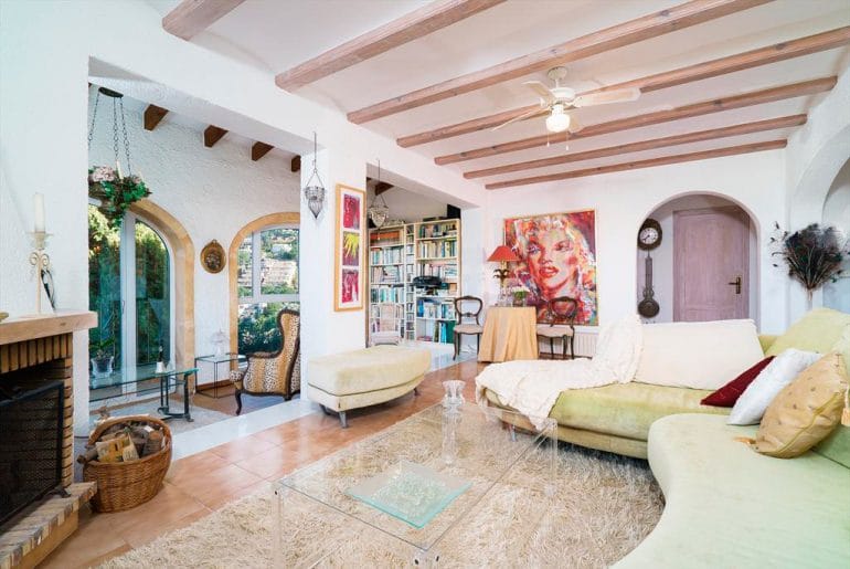 Sala de estar Villa Louisa Aguila Rent a Villas