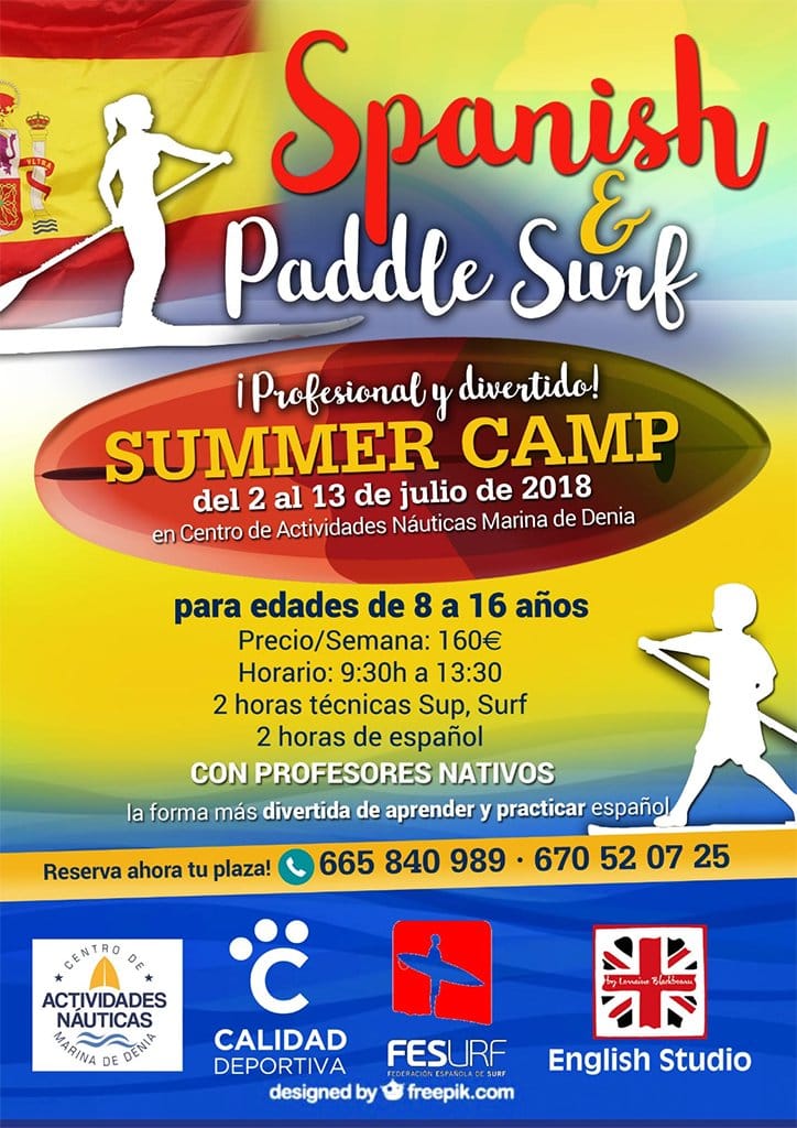 English Studio te ofrece el curso 'Spanish Intensive Course' para aprender español 2 spanish paddle surf english studio