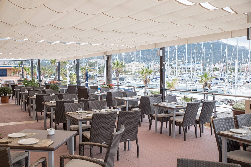 terraza con vistas en el viejo jack