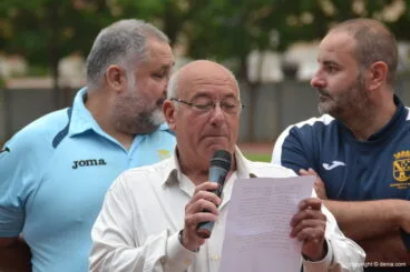 Vicent Crespo en su parlamento