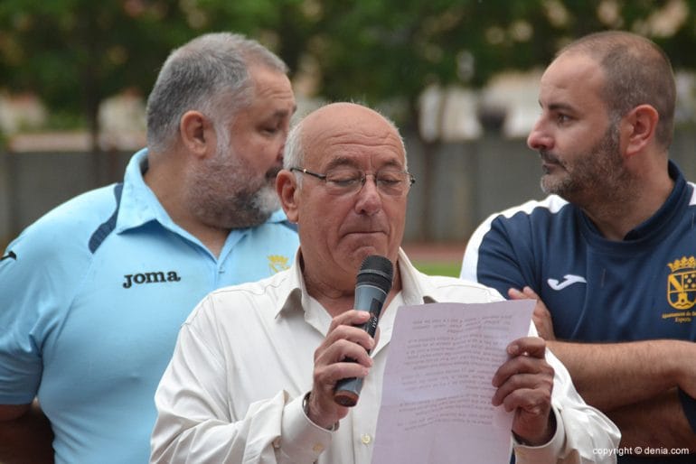 Vicent Crespo en su parlamento