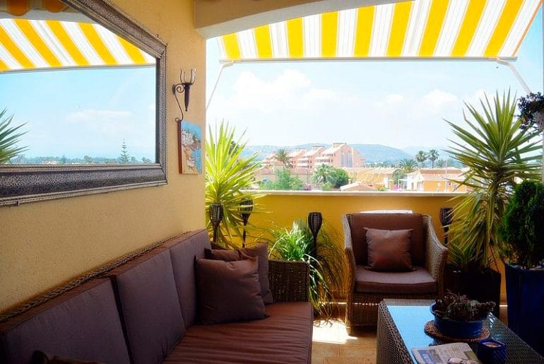 Zona chill out del ático Euroholding