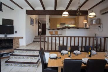Zona comedor casa Berg Quality Rent Villa