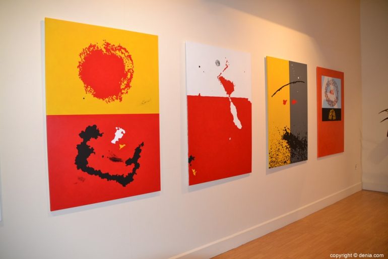 Exposición de Ángel Baeza en Dénia - Colores y formas