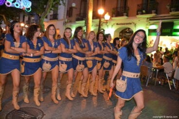 Entrada de moros y cristianos en las fiestas de Dénia – Filà Almogàvers