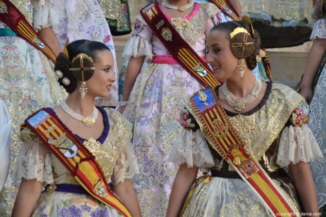 06 acto dia del fallero denia 2018 amparo y rocio