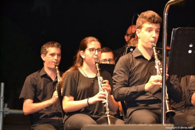 07 concierto santissima sang banda de denia 2018 clarinetes