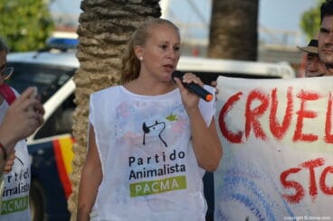 Manifestación antitaurina en Dénia – PACMA