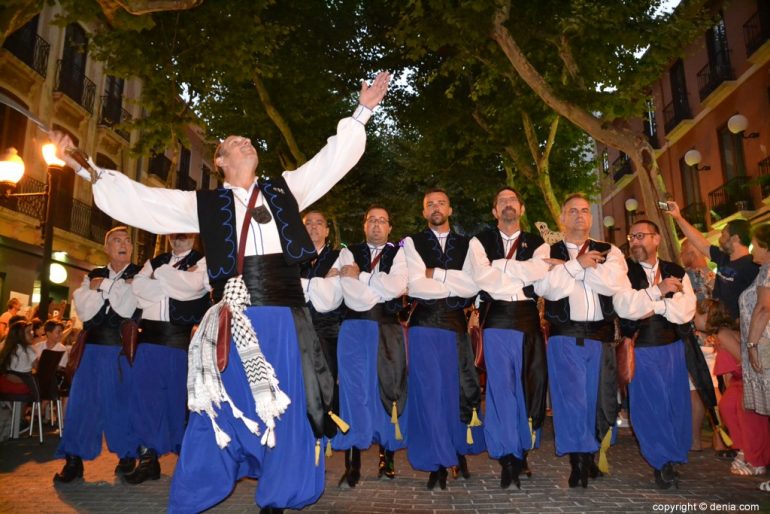Entrada de moros y cristianos en las fiestas de Dénia - Filà Berebers
