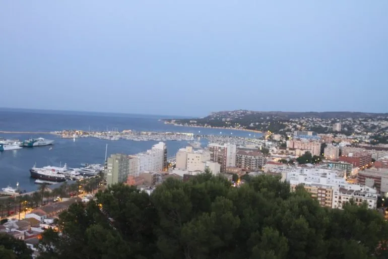 Ruta al atardecer por el Castillo de Dénia - Vistas