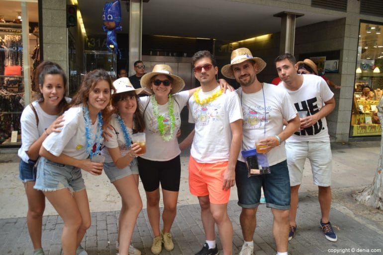 Primer día de fiestas de Dénia 2018 - Peñas
