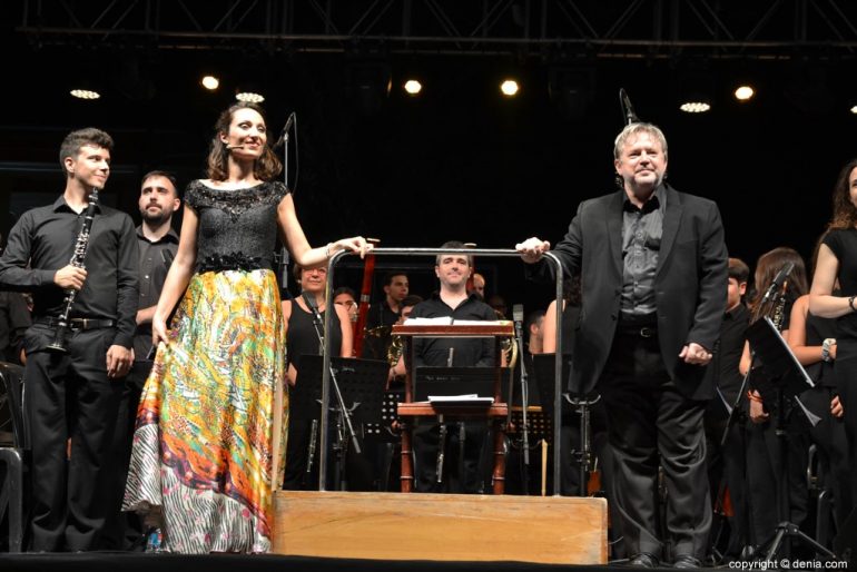 Concierto Santíssima Sang Banda de Dénia 2018 - Carmen Paula Romero y Frank de Vuyst
