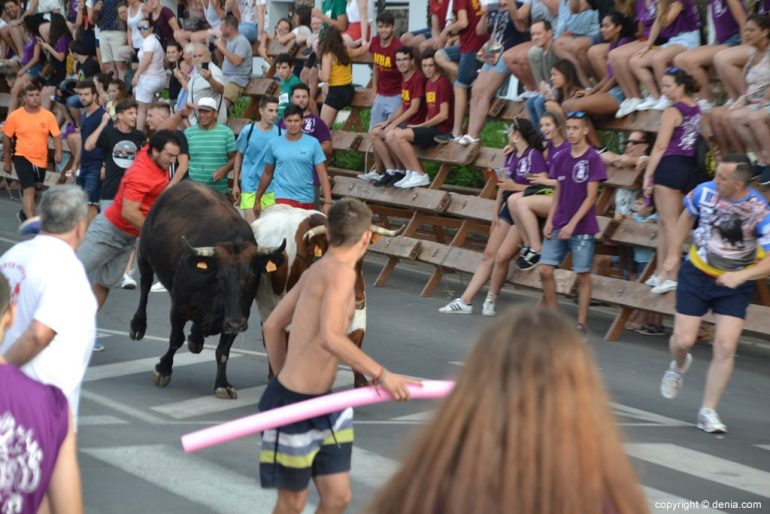 Última entrada de toros Fiestas Dénia 2018 - Desde la barrera