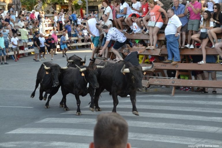 22 Bous a la Mar Dénia 2018 - Entrada de toros