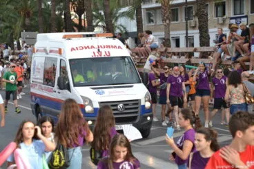 Última entrada de toros Fiestas Dénia 2018 – ambulancia