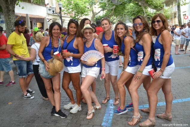 35 primer dia de fiestas de denia 2018 penas en la calle campos