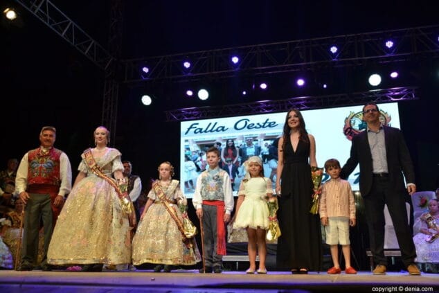 59 acto dia del fallero denia 2018 cargos falla oeste