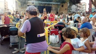 Actuación de Dani Miquel en las fiestas de Dénia