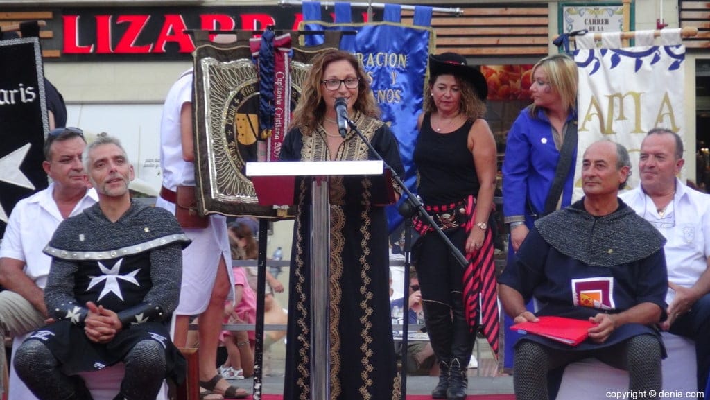 amparo mata en el pregon de 2017