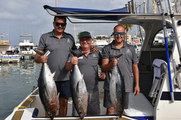 bonitos ejemplares pescados