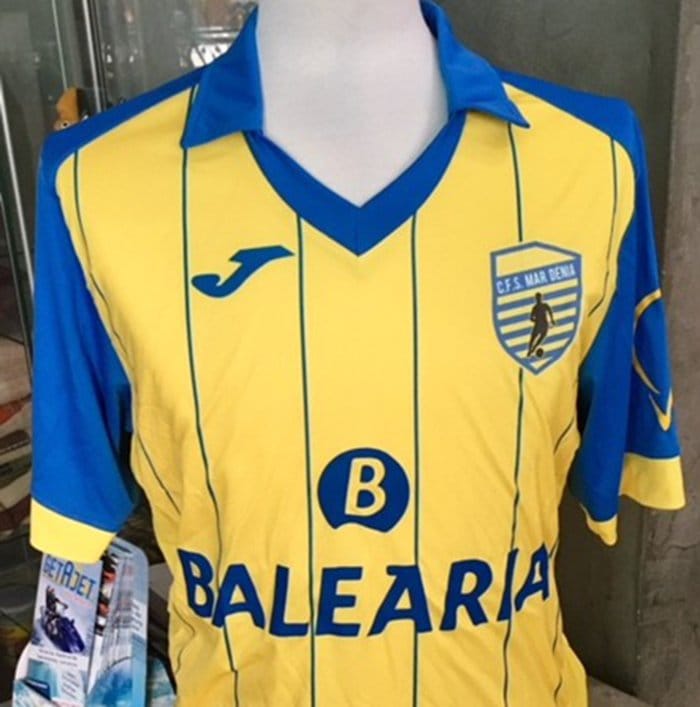 camiseta del club futbol sala mar de denia