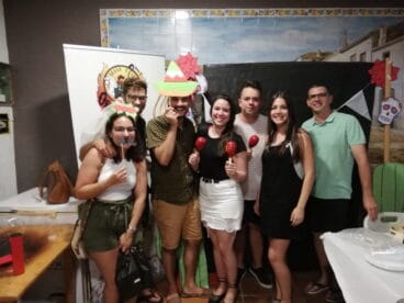 cena mexicana en el casal de la falla oeste