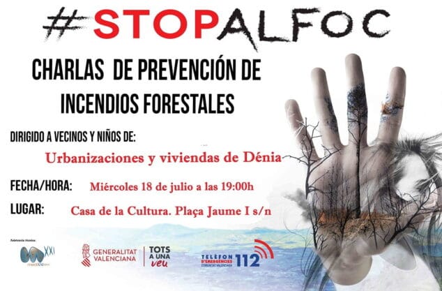 charla de prevencion de incendios en denia