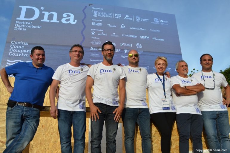 Chefs participantes en la primera edición del DNA Festival Gastronòmic Dénia en 2017