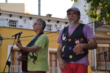 Dani Miquel en el escenario de Dénia