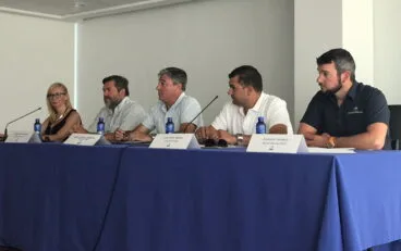 durante la presentacion del trofeo ciudad de denia de pesca