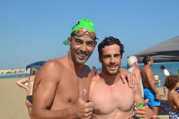 Eduardo Pérez con Alfonso Caballero