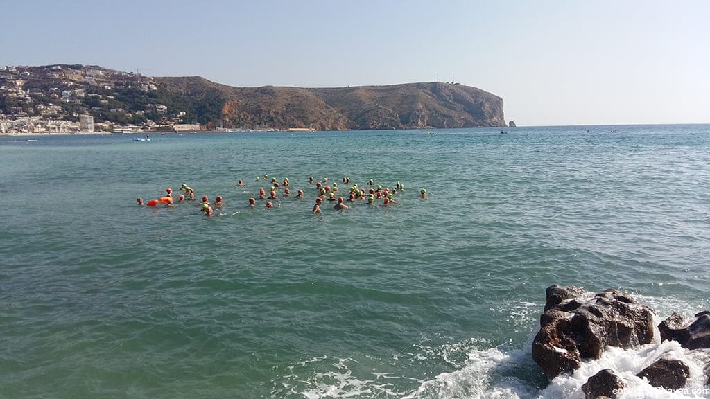 Varios podios para el Club Dénia Triatló en la 'IX Travesía a nado de Xàbia' 3 esperando a la orden de salida