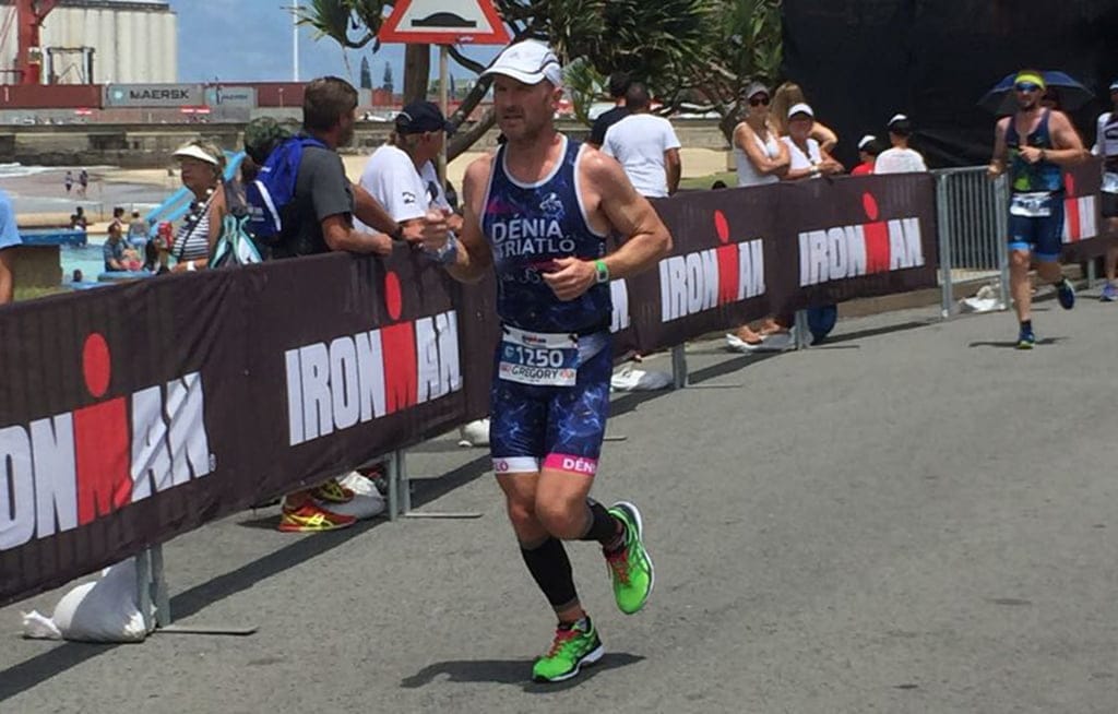 gregory daffern durante una prueba