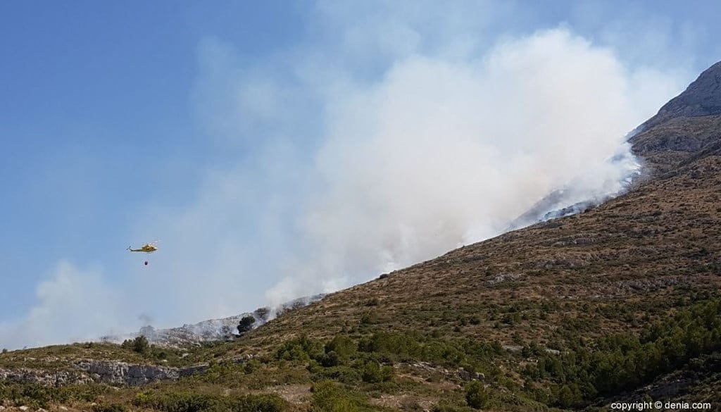 incendio en la cova del camell el 9 de julio