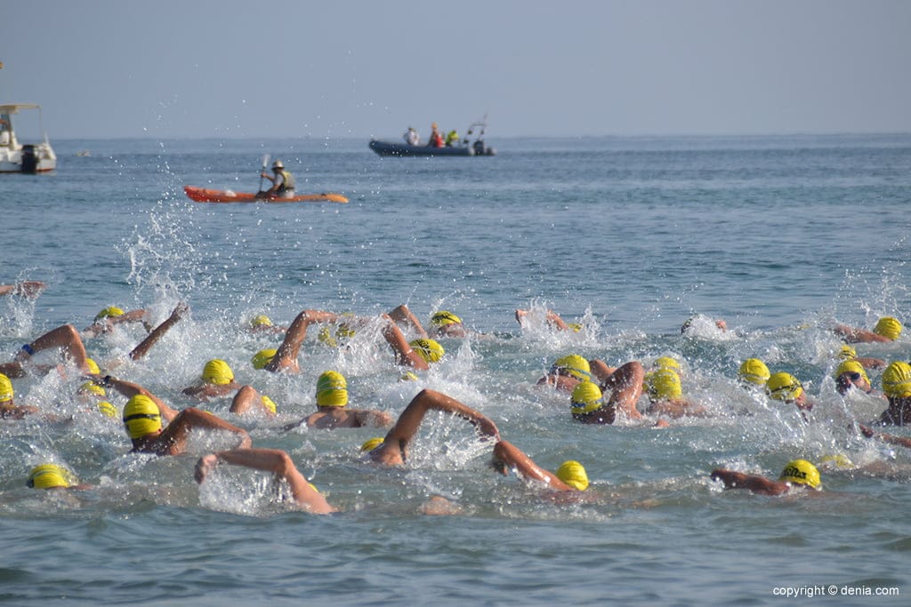 inicio travesia 5000 de sant roc denia