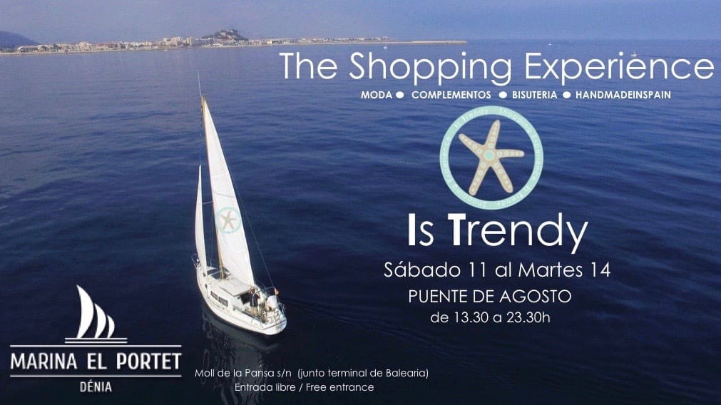 Más de 30 expositores participarán en el Is Trendy Market de El Portet durante el puente de agosto 1 is trendy market en marina el portet