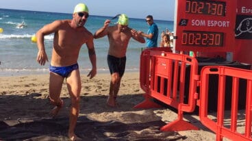 José Luis Aguado entrando en meta