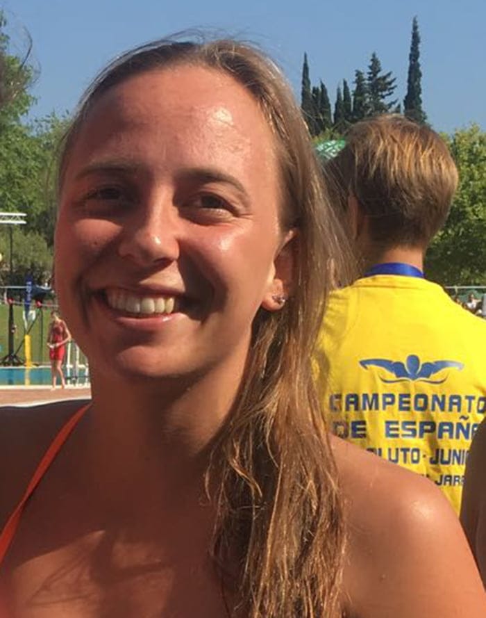 la nadadora dianense sara vazquez