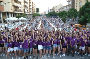 Los quintos 2018 antes de repartir las cocas