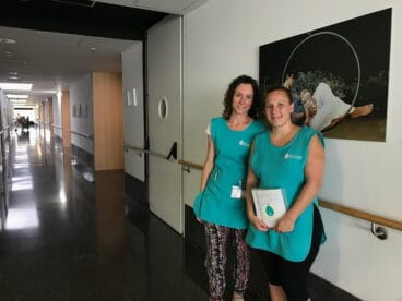 madres voluntarias en el hospital de denia