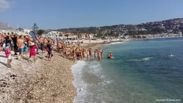 Momento de la salida de la Travesía 1