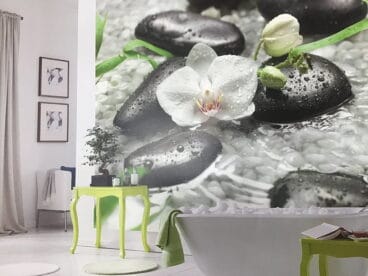 Papel pintado orquídea Pinturas Bumar