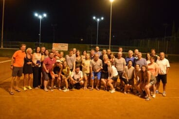 Participantes del torneo nocturno del CT Dénia