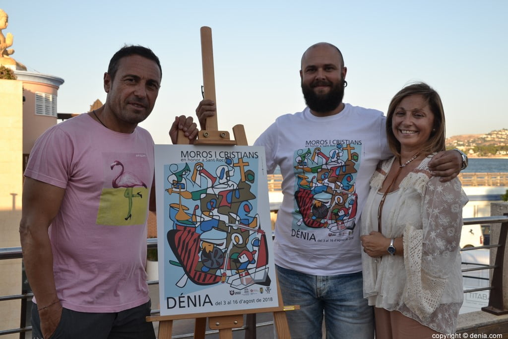 Rafa Cheli con Jaume Pastor y Amparo Mata