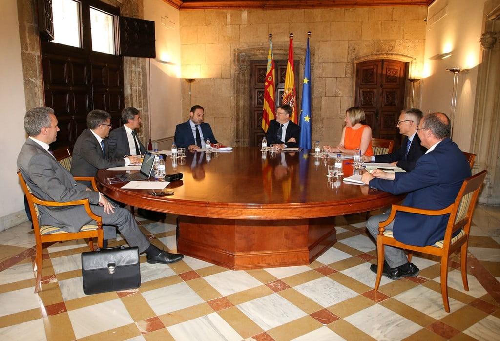 Reunión de la Generalitat con el Ministerio de Fomento