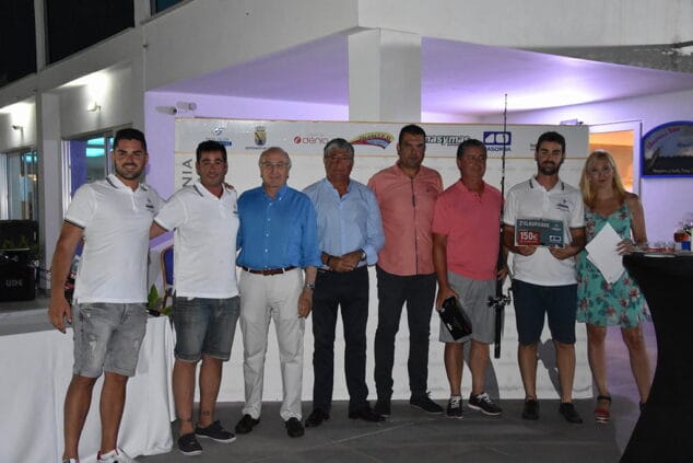 segundo clasificado trofeo de pesca ciudad de denia