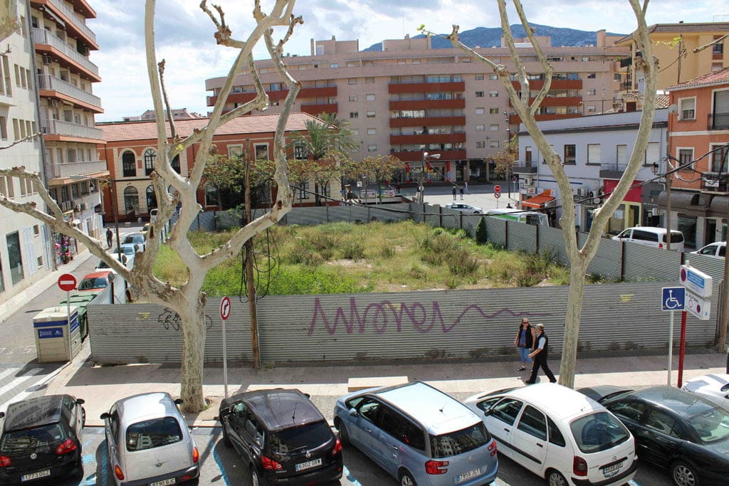 solar de la calle marques de campo en denia