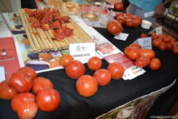 Variedades de tomate en el Mercat de Dénia