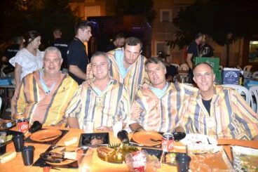 Cena de acampada Moros y Cristianos Dénia 2018 – Walies